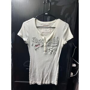 Aeropostale Women’s Stretch Henley Tee
